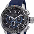 Nautica NAPBFF101 Men's Chronograph Watch - Black Dial, Blue Silicone Strap