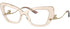 Dolce & Gabbana DG 3391B 3432 Occhiali da vista da donna - Montatura cammello trasparente