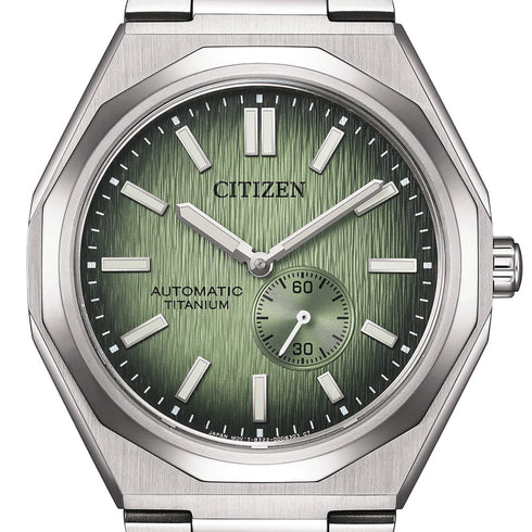CITIZENCitizen Zenshin 60 NK5020 - 58X Auto Watch - Green Dial, Super Titanium CaseWATCHESEcecile