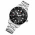 Swiss Military SM34089.01 Women's Dive Watch - Stainless Steel with Black Dial, 200M Water Resistance