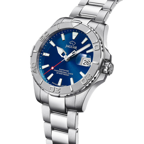 Reloj Jaguar Executive Diver J969/2 Hombre - Caja de acero, esfera azul