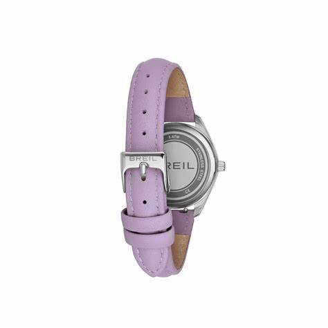 Breil Time of Love EW0699 Women's Watch - White Dial, Lilac Leather Strap