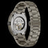 Bulova 98A321 Men's Maquina Automatic Watch – Green Skeleton Dial, 40mm Gunmetal Case