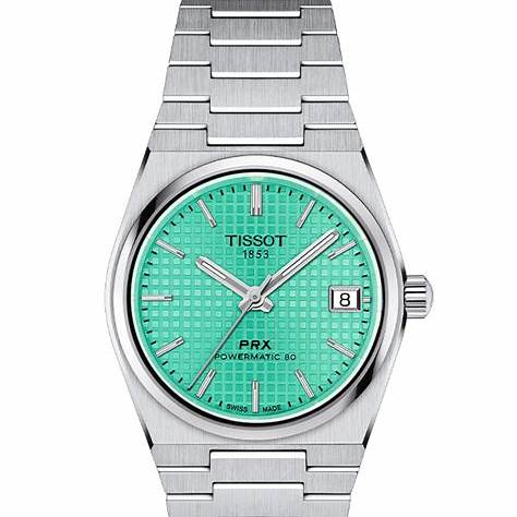 Tissot PRX 35mm Powermatic 80 T137.207.11.091.01 – Green Dial, Stainless Steel Bracelet