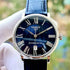 Tissot Carson Premium Powermatic 80 Men's Watch - Blue Dial, Stainless Steel Case, Blue Leather Strap