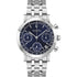 Bulova Precisionist 96B458 Men's Chronograph Watch - Stainless Steel, Blue Dial