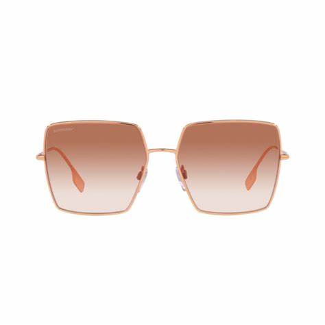 Burberry BE 3133 1337-13 58 Women's Sunglasses - Rose Gold Frame, Gradient Pink Lenses