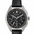 Bulova Lunar Pilot 96B251 Men's Chronograph Watch – Black Dial, Black Leather Strap