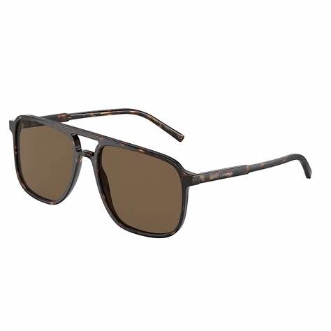 Dolce & Gabbana DG4423 502/73 Gafas de sol unisex - Montura Habana, Lentes Marrón Oscuro