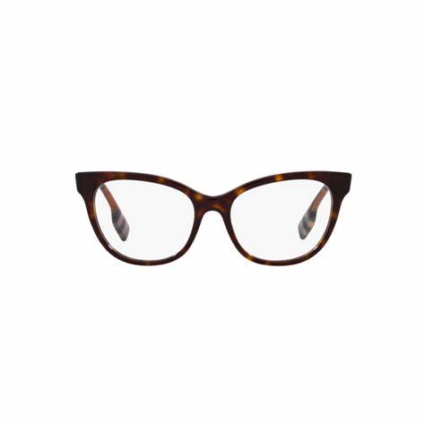 Burberry BE 2375 3002 Occhiali da vista da donna - Montatura in acetato avana scuro