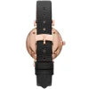 Emporio Armani AR11387 Orologio da donna in pelle e cristalli - Oro rosa, 32 mm