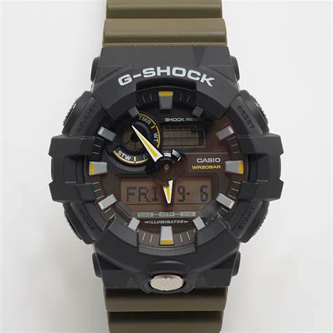 Casio G-SHOCK GA-710TU-1A3ER Men's Analog-Digital Watch – Two-Tone Utility Color, 200M Water Resistance