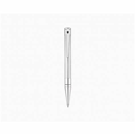 S.T. Dupont D-Initial Ballpoint Pen Model 265201 - Chrome Finish