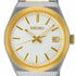 Seiko Classic SUR558P1 Quartz Men's Watch - White Dial, Two-Tone Stainless Steel Bracelet