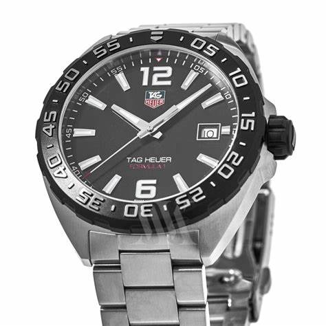 TAG Heuer Formula 1 WAZ1110.BA0875 Men's Watch - Black Dial, Steel Bracelet