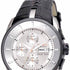 Breil Milano BW0485 Men's Automatic Chronograph Watch - Silver Dial, Stainless Steel Case, Black Leather Strap