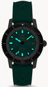 Zodiac Super Sea Wolf Compression ZO9305 Men's Automatic Watch - Seafoam Green Dial, Seafoam Rubber Strap