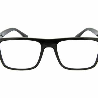 Emporio Armani EA4115 5017/1W Men's Eyeglasses - Matte Black Frame with Two Clip-On Lenses, 54mm