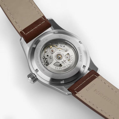 Hamilton Khaki Field Auto H70605540 – 42mm Blue Dial, Leather Strap, 80h Power