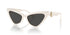 Jimmy Choo JC 5008 Occhiali da sole da donna - 55 mm, montatura nera con lenti grigie