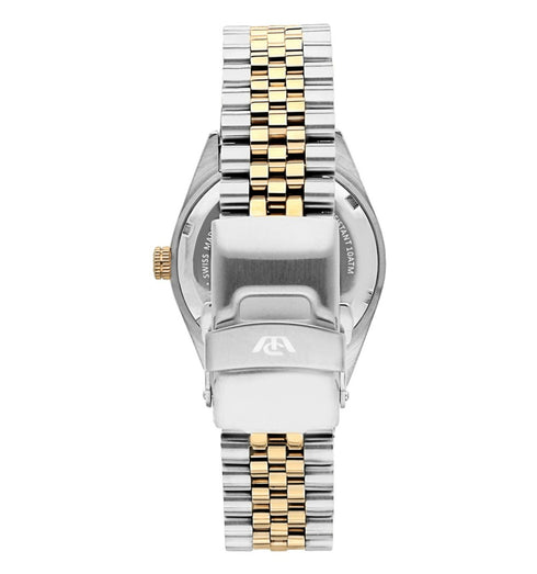 Philip Watch Caribe R8253107011 Men's Watch - Two-Tone Stainless Steel, Silver Dial, Date Display
