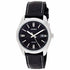 Casio MTP-1302PL-1AVEF Herren Analog Uhr – Schwarzes Zifferblatt mit echtem Lederarmband