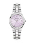 Bulova 96M170 Women's Watch – Silver Steel, Lilac Dial, Sapphire Crystal, 32mm