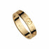 Gucci Icon 18ct Yellow Gold 4mm Band Ring - Size 6