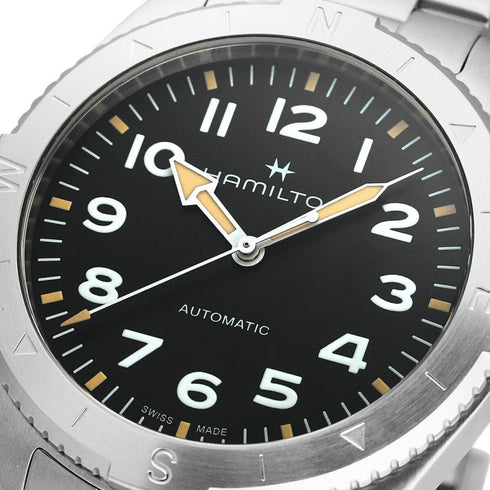 Hamilton Khaki Field Expedition Auto H70315130 - 41mm Stainless Steel, Black Dial