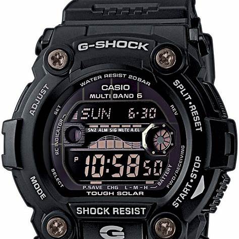 Casio G-SHOCK GW-7900B-1ER Herrenuhr – Schwarz Digital, Solarbetrieben, Multi-Band 6