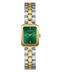 Guess Isla GW0865L6 Women’s 22 mm Quartz Watch – Two‑Tone Steel, Green Dial, Crystal Accent, 3 ATM