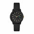 Lacoste 2001212 Women's Watch - Black Silicone Strap, Black Dial, 36mm