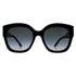 Jimmy Choo LEELA/S 807/9O Occhiali da sole da donna - 55 mm, montatura nera con lenti sfumate grigie