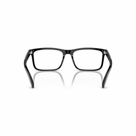 EMPORIO ARMANIEmporio Armani EA3227 6051 56 Men's Eyeglasses - Shiny Black Frame, Clear LensesEYEWEAREcecile