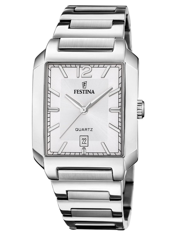 Festina F20677/5 Men's Watch – Green Dial Stainless Steel Quartz