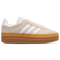 Adidas Gazelle Audacieuse Blanche Or Femme