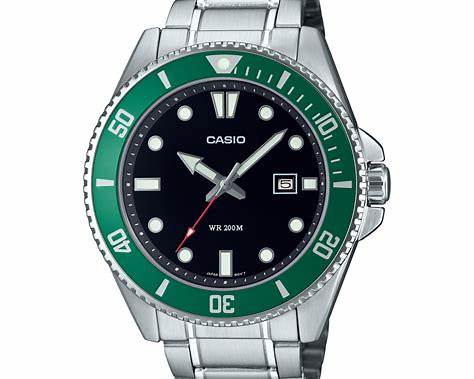 Reloj analógico Casio MDV-107D-3AVDF para hombre, resistente al agua hasta 200 m