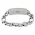 Gucci Signature Sterling Silver Bracelet with GG and Bee Engravings - Size 19cm