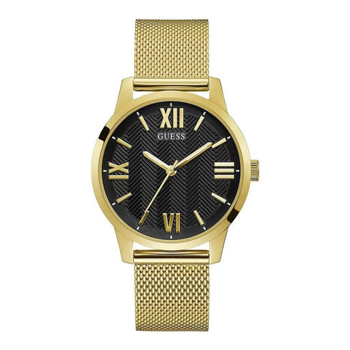Guess Campbell GW0214G2 Men's Gold Stainless Steel Watch with Black Dial