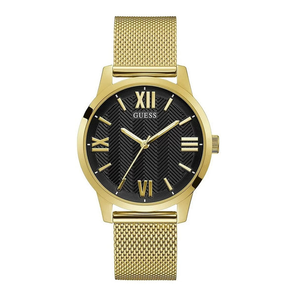 Guess Campbell GW0214G2 Men's Gold Stainless Steel Watch with Black Dial