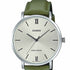 Orologio analogico Casio MTP-VT01L-3BUDF Uomo - Quadrante verde con cinturino in pelle marrone