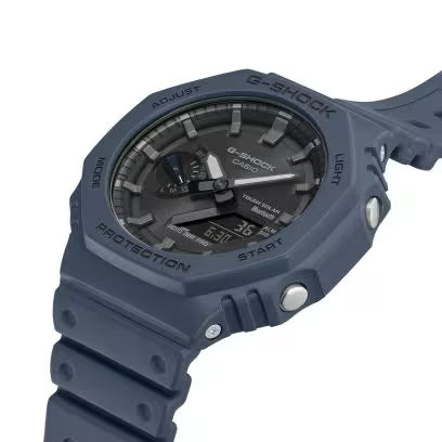Casio G-SHOCK GA-B2100-2AER Orologio analogico-digitale da uomo - Cinturino in resina blu