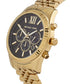 Michael Kors MK5739 Orologio cronografo Bradshaw in acciaio inossidabile color oro