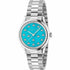 Gucci G-Timeless YA1265044 Women's Watch – Turquoise Stone Dial with Bee Motif, Stainless Steel Bracelet