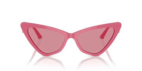 Jimmy Choo JC 5008 Occhiali da sole da donna - 55 mm, montatura rosa con lenti rosa