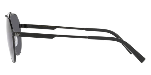 Dolce & Gabbana DG2288 1106/81 Gafas de Sol Hombre - Montura Negro Mate, Lentes Grises Polarizadas