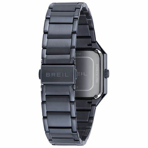 Breil The B TW1985 Unisex Quartz Watch - Blue Dial, Reflex Blue IP Stainless Steel Bracelet