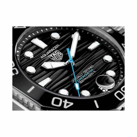 TAG HEUERTAG Heuer Aquaracer Professional 300 WBP5110.BA0013 Men's Watch - Black Dial, Steel BraceletWATCHESEcecile