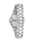 Bulova 96M170 Women's Watch – Silver Steel, Lilac Dial, Sapphire Crystal, 32mm