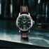 Seiko Presage SRPD37J1 Men's Automatic Watch - Green Dial, Brown Leather Strap